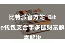 比特派官方站  Bitpie钱包支合手多链财富解决