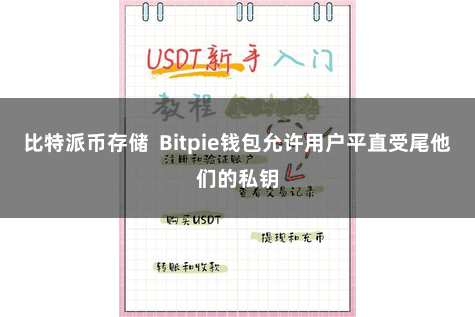 比特派币存储  Bitpie钱包允许用户平直受尾他们的私钥