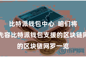 比特派钱包中心  咱们将为公共先容比特派钱包支援的区块链网罗一览