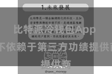 比特派冷钱包App  不依赖于第三方功绩提供商
