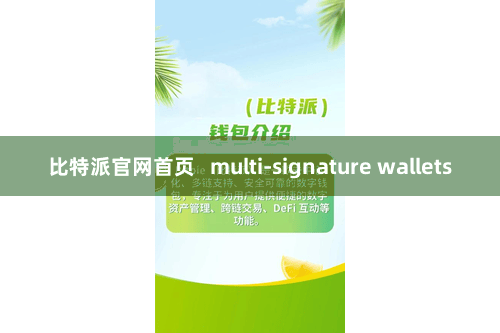 比特派官网首页   multi-signature wallets