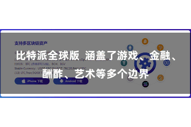 比特派全球版  涵盖了游戏、金融、酬酢、艺术等多个边界